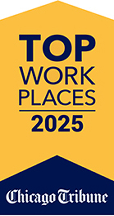 2025 Chicago Tribune Top Work Places award