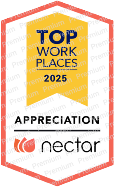 2025 Nectar Top Work Places award