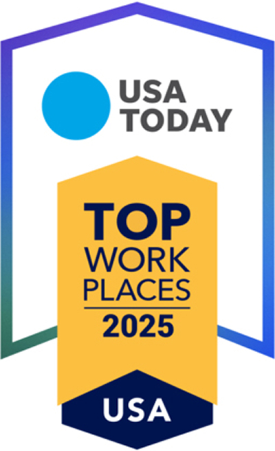 2025 USA Today Top Work Places award